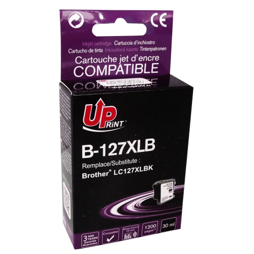 [BJ127XLUP] PROMO SUL DISPONIBILE # B-127B per BROTHER LC-127 BK Cartuccia inchiostro nero 30 ml
