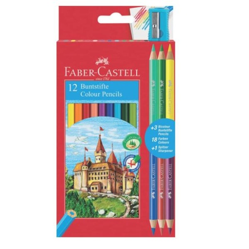[110312] CF12 MATITE COLORE ECO +3  BICOLOR