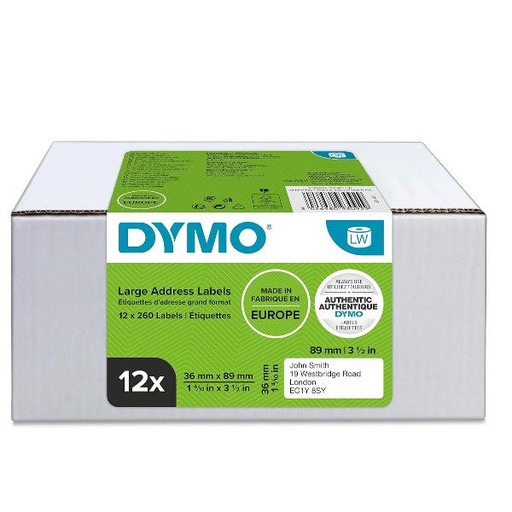 [2093093] CF12 ETICHETTEDYMOLW36X89MM-BIANCO