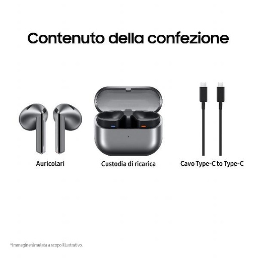 [SM-R530NZAAITV] GALAXY BUDS 3 SILVER