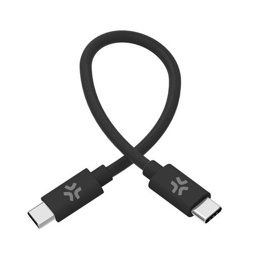 [USBCUSBCCOT30BK] USB-C TO USB-C 30CM BK COTTON
