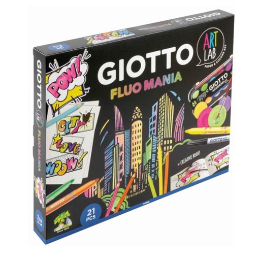 [F582500] GIOTTO ART LAB FLUO MANIA
