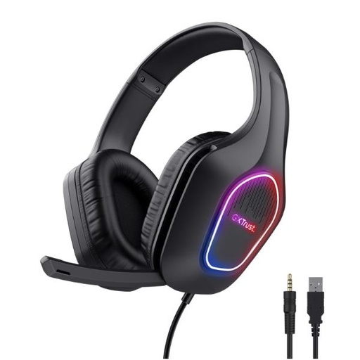 [25331] GXT416 ZIROX LED HEADSET BLK