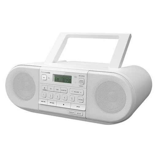 [RX-D552E-W] RADIO DAB+ CD BLUETOOTH USB PORTAT
