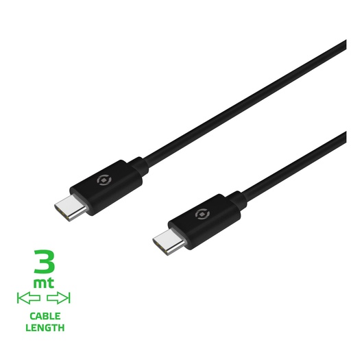 [USBCUSBCPD3MBK] USB-C TO USB-C 60W CABLE 3MT BLACK