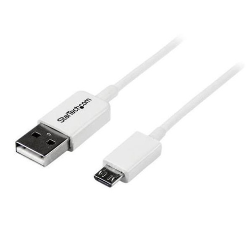 [USBPAUB2MW] CAVO MICRO USB BIANCO