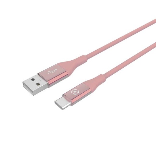[USBTYPECCOLORPK] USB-A TO USB-C 15W CABLE PINK