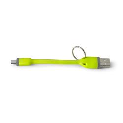 [USBTYPECKEYGN] USB-A TO USB-C 15W CABLE 12CM GREEN