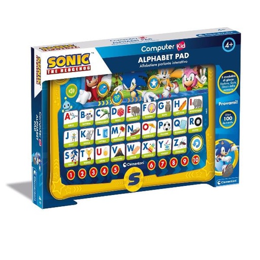 [16822] SONIC ALPHABET PAD 4+