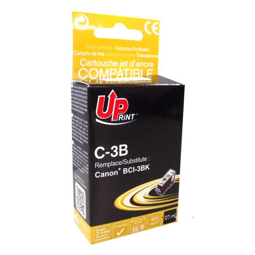 [CJ3BUP] C-3B per CANON BCI-3 BK Cartuccia inchiostro nero 26 ml