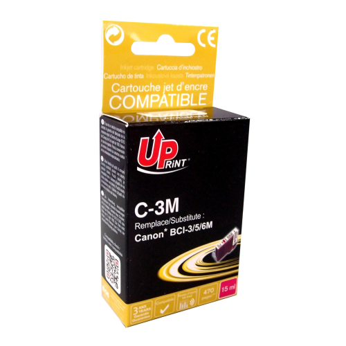 [CJ3MUP] C-3M per CANON BCI-3 BCI-6 M Cartuccia inchiostro magenta 15 ml