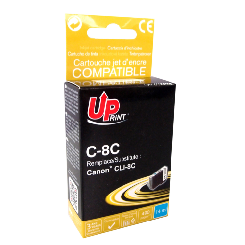 [CJ8CUP] PROMO SUL DISPONIBILE # C-8C per CANON CLI-8 C Cartuccia inchiostro ciano 14 ml