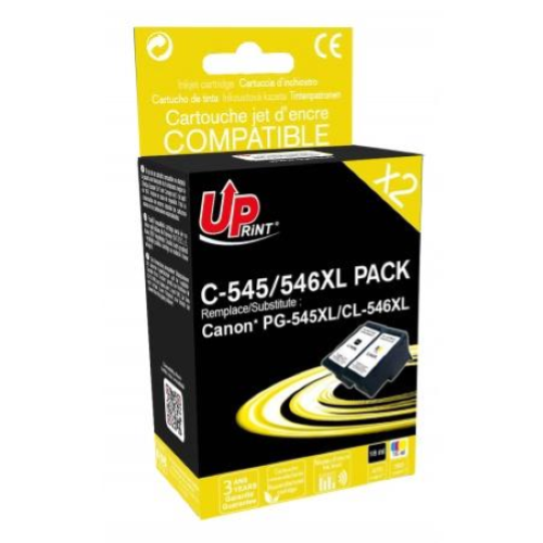 [CJ546XLUPP2] C-545/546XL-PACK per CANON PG-545XL/CL-546XL  Multipack nero + colore