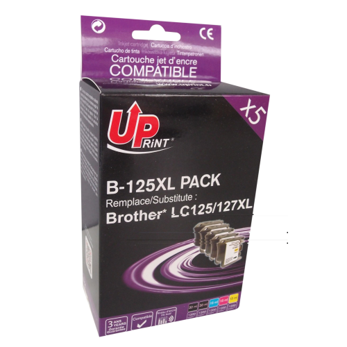 [BJ125XLUPP5] PROMO SUL DISPONIBILE # B-125XL PACK Multipack LC-127\LC-125 2*nero+1ciano+1magenta+1giallo