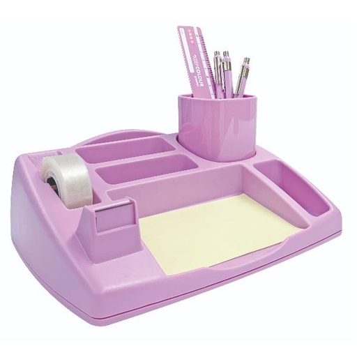 [4121PVI] DESK ORGANIZER OLIVER PASTEL LILLA