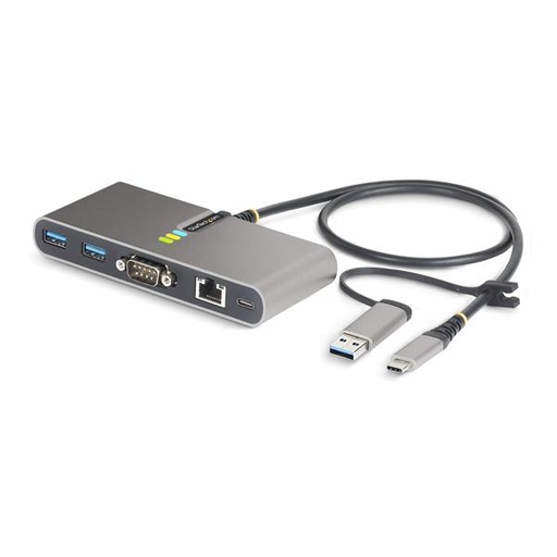 [5G2A1SGBBUSBHUB] HUB USB-C/USB-A - GBE - RS232