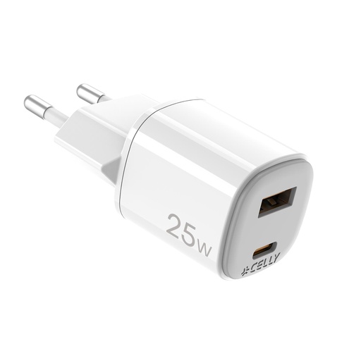[UPTC1USB1USBC25] UP TC 1 USB 1 USB-C 25W WH