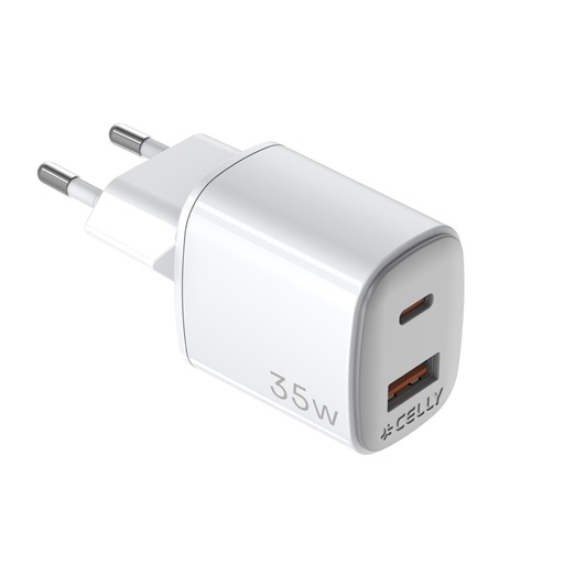 [UPTC1USB1USBC35] UP TC 1 USB 1 USB-C 35W WH