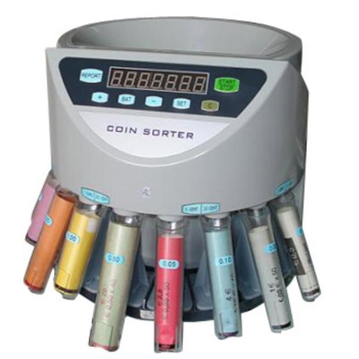 [0097162] CONTA DIVIDI MONETE EURO 270 SET