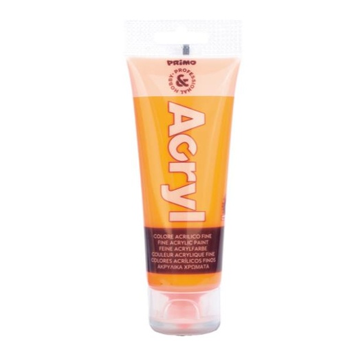 [420TAF75250] TEMP. TUBO ACRILICO ARANC. FLUO75ML