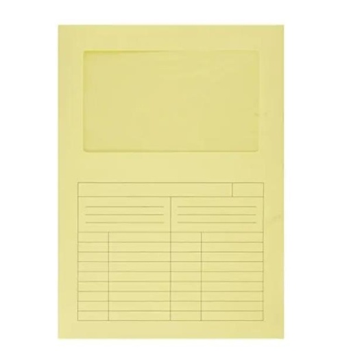 [700-G] CF50 CARTELLINE C/FINESTRA 120GR GI