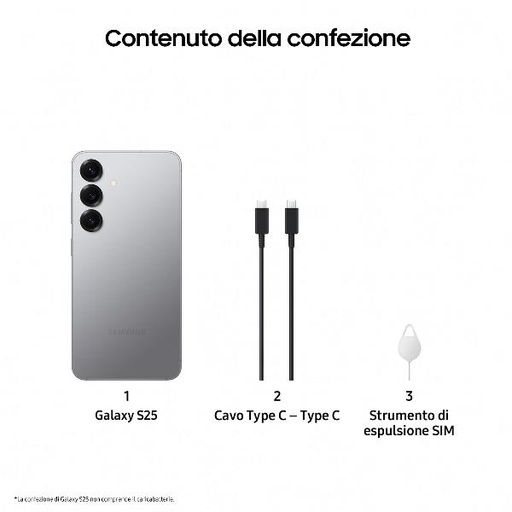 [SM-S931BZSDEEE] GALAXY S25 EE 128GB GRAY