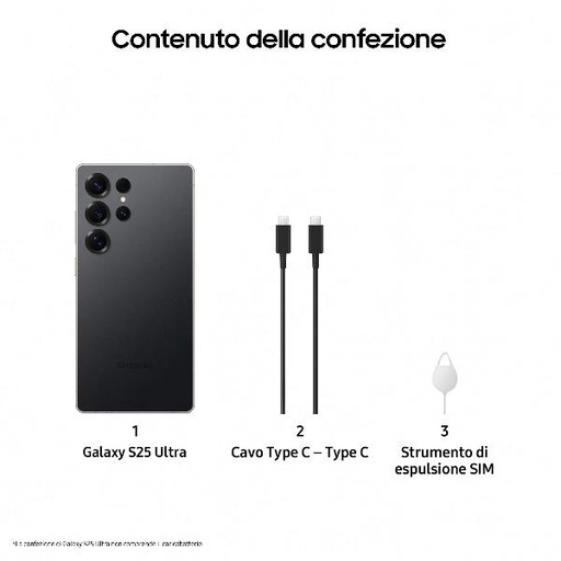 [SM-S938BZKHEUE] GALAXY S25 ULT 12+1TB BLACK