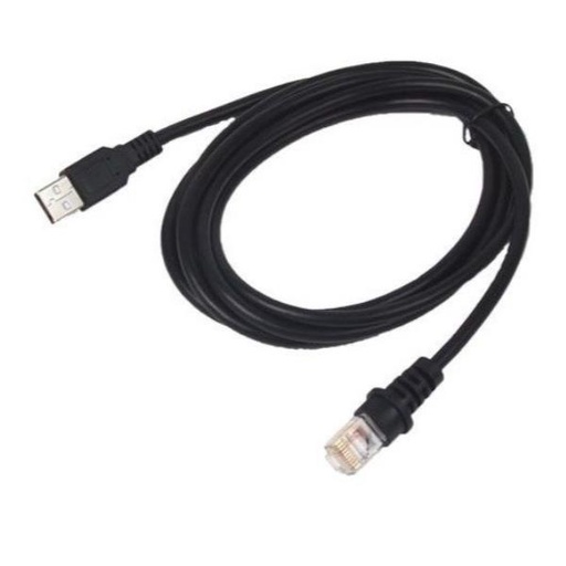 [90A052187] CBL USB,TYPE A, BLACK, POT, COILE
