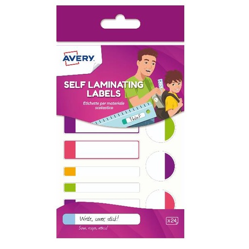 [APFLUO24-UK] ETICHETTE SCUOLA FLUO MYFAM