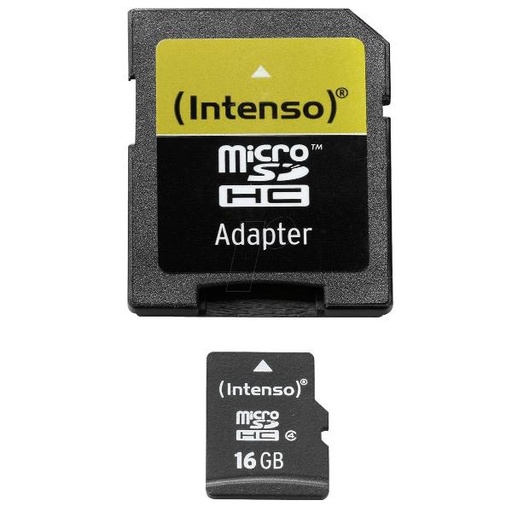 [3403470] MICRO SD CARD 16GB CON ADATTATORE
