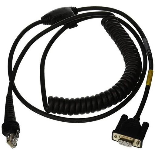 [CBL-020-300-C0-] CAVO RS232 NERO DB9 FEMALE COILED