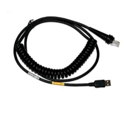 [CBL-500-300-C00] CAVO USB BLACK COILED.3M