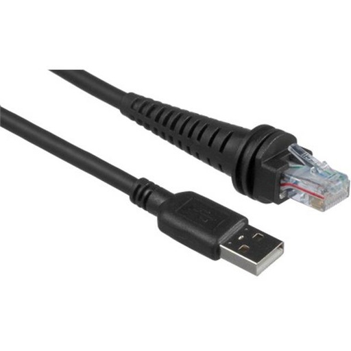 [CBL500300S00-01] CABLE USB BLACK TYPE A 3M STRAIGH