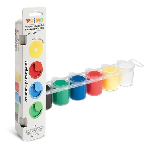 [253TB6E] CF6 TEMPERA VASETTO 25ML COL ASS