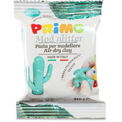 [28510MOD250GV] PASTA PER MOD. 250GR GLITTER VERDE