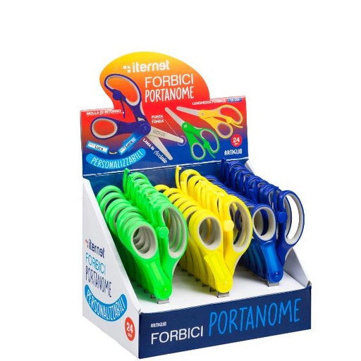 [4379] FORBICI PORTANOME CM.13 DISPLAY