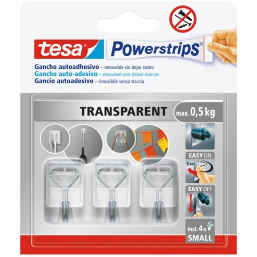 [58620-00001-00] POWERSTRIPS WIRED HOOK S - TRASP
