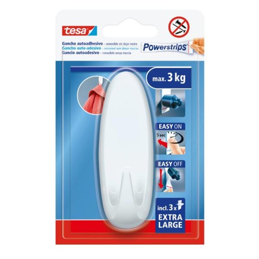[59025-00001-00] POWERSTRIPS HOOKS XL - OVALE