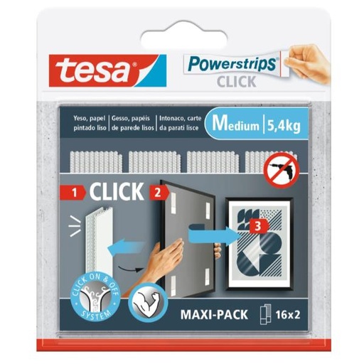 [77721-00001-00] POWERSTRIPS CLICK - M - 4X2