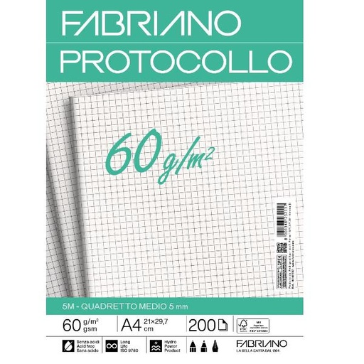 [19100747] PROTOCOLLO 60G 200FF RIG 5MM