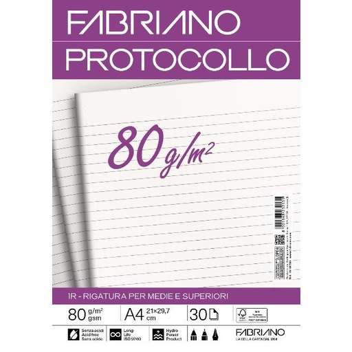 [19100749] CF30 PROTOCOLLO 80G 30FF RIG 31