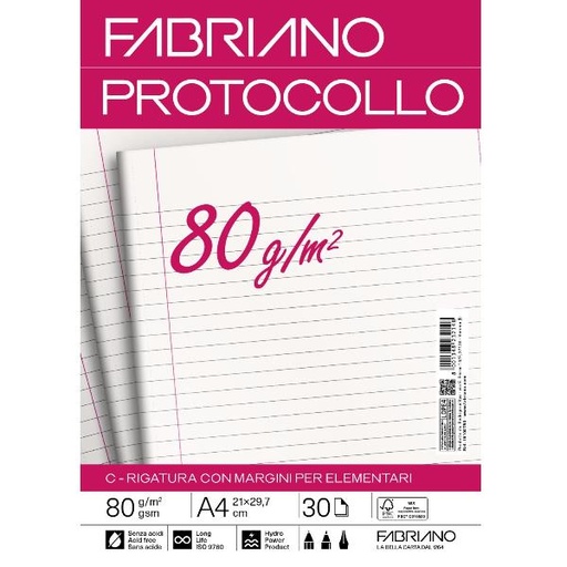 [19100750] CF30 PROTOCOLLO 80G 30FF RIG C