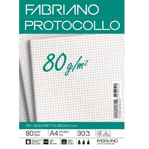 [19100753] CF30 PROTOCOLLO 80G 30FF RIG 5MM