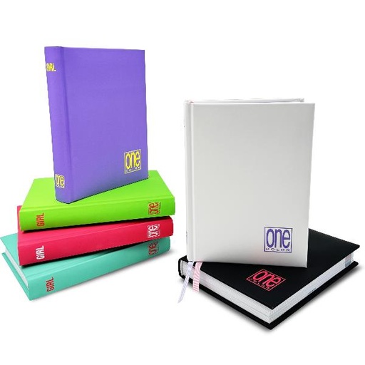 [8014B] DIARIO ONE COLOR 12 MESI RAGAZZA