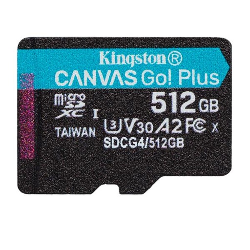 [SDCG4/512GBSP] 512GB MICROSDXC CANVAS GO PLUS GEN4