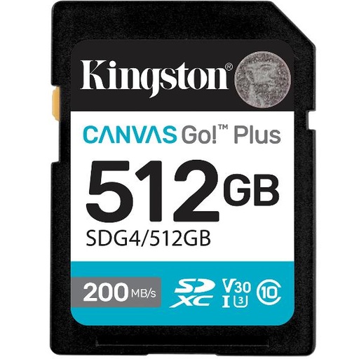 [SDG4/512GB] 512GB SDXC CANVAS GO PLUS GEN4