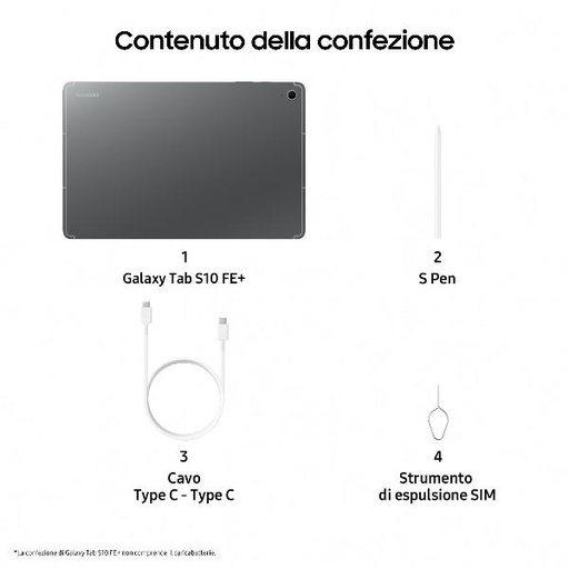 [SM-X620NZAREUE] GALAXY TAB S10 FE+ 8+128GB GRAY