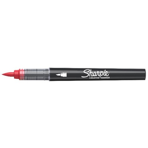 [2218113] CF6 CREATIVE MARKER-P.BRUSH-ROSSA
