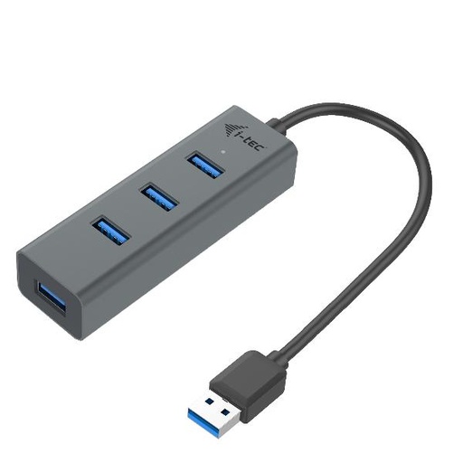 [U3HUBMETAL403] USB 3.0 METAL 4PORT+OUT POWER ADAPT