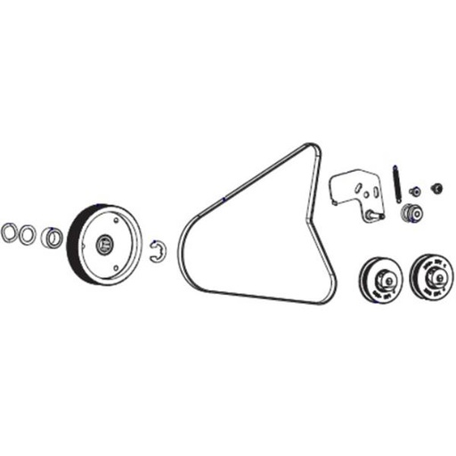 [P1083320-058] KIT REWI DRIVE SYSTEM (INCL.PULLEYS